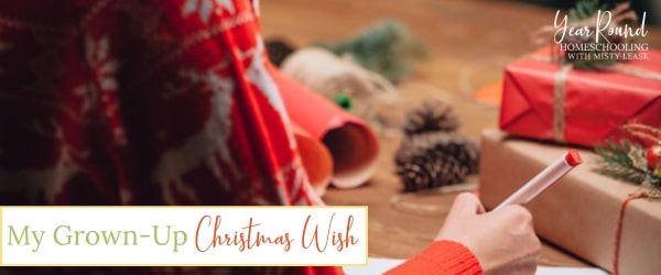 grown up christmas wish, christmas wish grown up, christmas wish mom, mom christmas wish, christmas wish homeschool mom, homeschool mom christmas wish, christian mom christmas wish, christmas wish christian mom