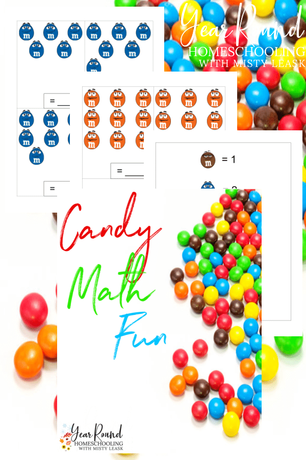 candy math fun, candy math activities, candy math printable