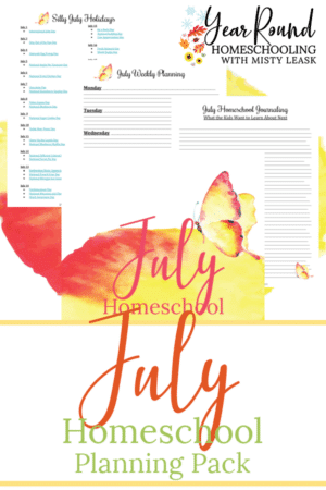 July Planning Pack