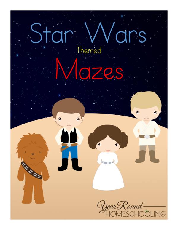Star Wars Mazes Pack Year Round Homeschooling