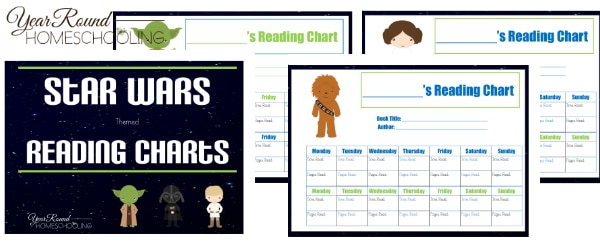 star wars reading charts, star wars reading, star wars