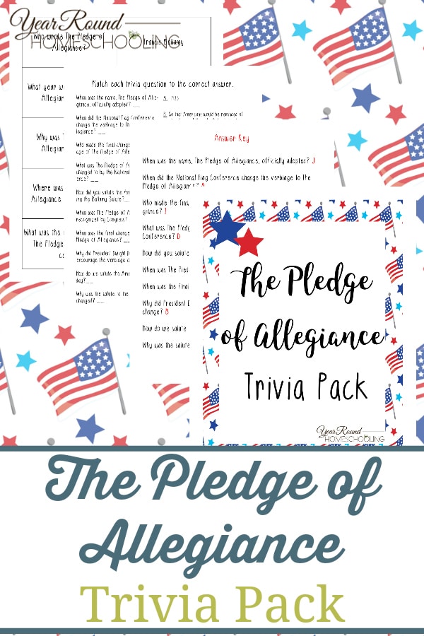 history of the Pledge of the Allegiance, Pledge of Allegiance history, Pledge of Allegiance