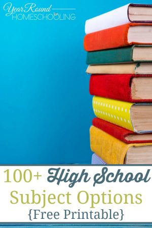 100+ High School Subject Options
