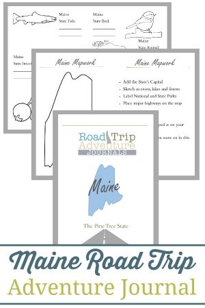 Maine Road Trip Adventure Journal