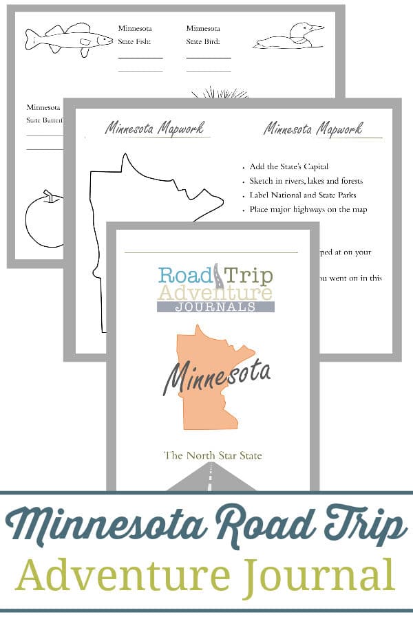 minnesota road trip, minnesota road trip journal, minnesota road trip adventure journal