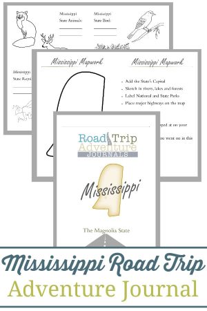 Mississippi Road Trip Adventure Journal