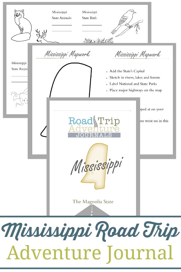 mississippi road trip, mississippi road trip journal, mississippi road trip adventure journal