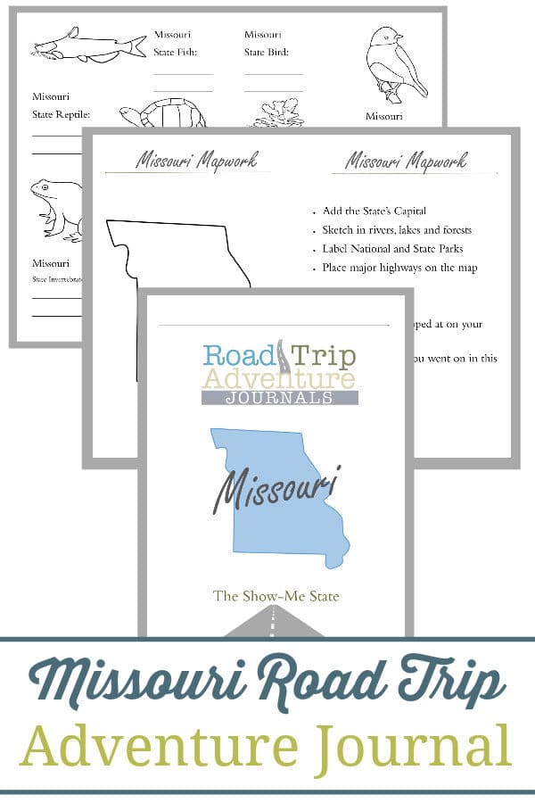 missouri road trip, missouri road trip journal, missouri road trip adventure journal