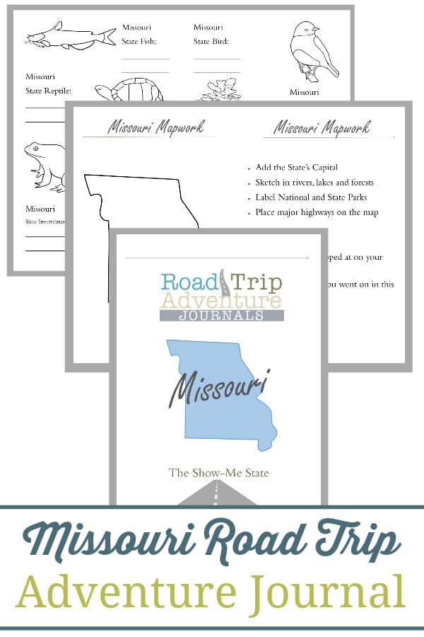 missouri road trip, missouri road trip journal, missouri road trip adventure journal