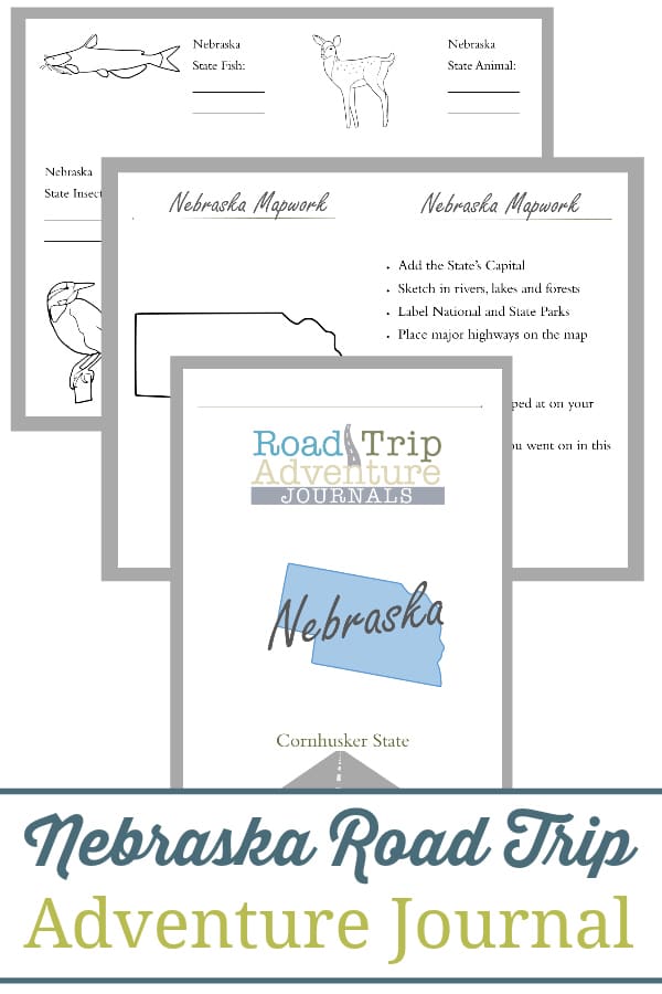 nebraska road trip, nebraska road trip journal, nebraska road trip adventure journal