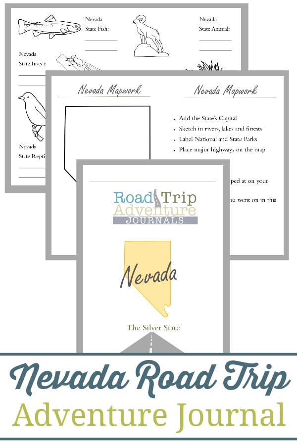nevada road trip, nevada road trip journal, nevada road trip adventure journal