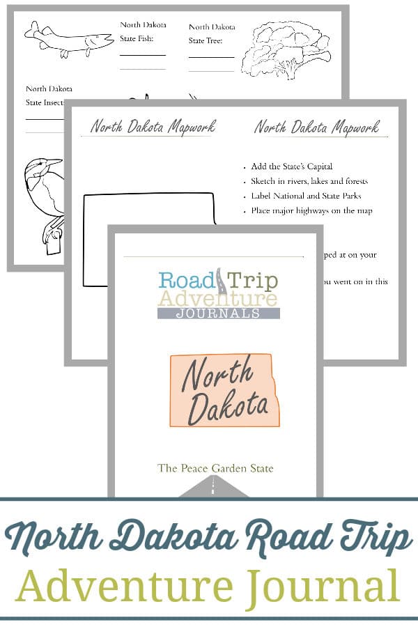 north dakota road trip, north dakota road trip journal, north dakota road trip adventure journal