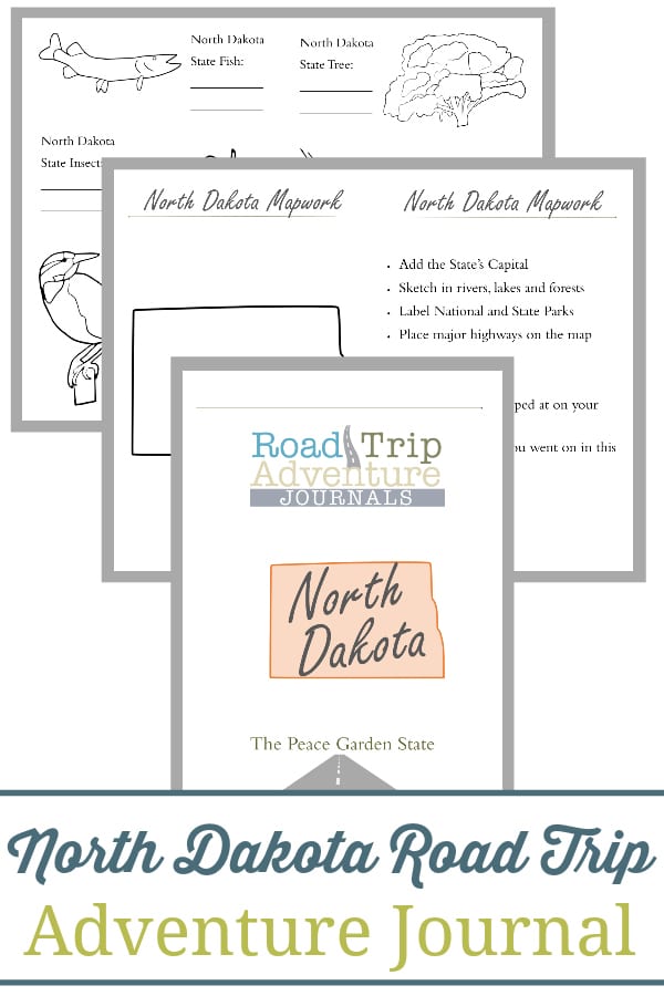north dakota road trip, north dakota road trip journal, north dakota road trip adventure journal