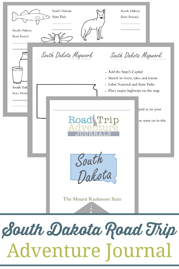 south dakota road trip, south dakota road trip journal, south dakota road trip adventure journal