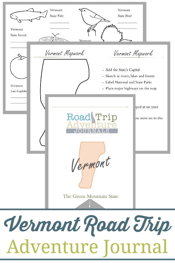 vermont road trip, vermont road trip journal, vermont road trip adventure journal