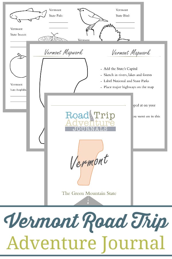 vermont road trip, vermont road trip journal, vermont road trip adventure journal