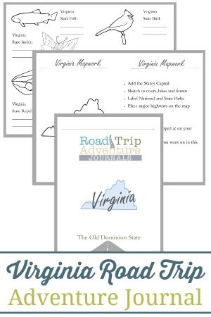 Virginia Road Trip Adventure Journal