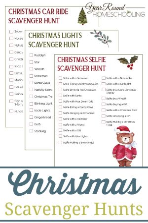 Christmas Scavenger Hunts