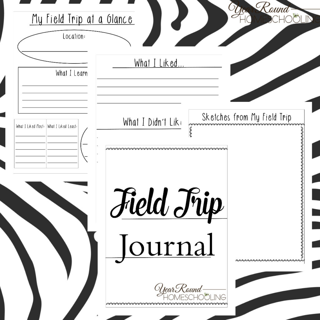 field trip journal, field trip, homeschool field trips, homeschool field trip