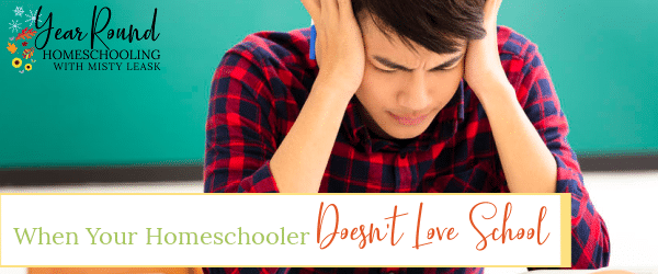 homeschooler does not love school, homeschooler dislikes school, kid does not love school, does not love school