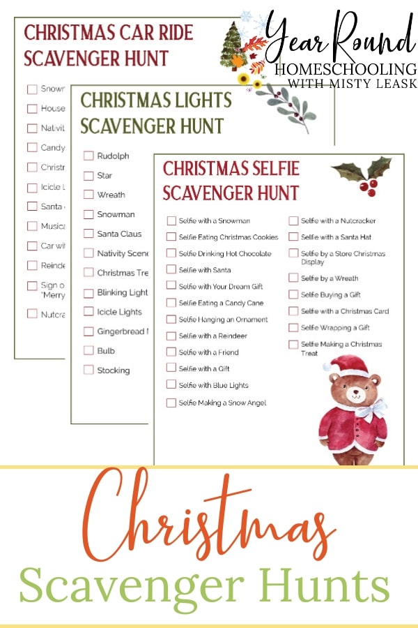 christmas scavenger hunts, printable christmas scavenger hunts, scavenger hunts christmas, printable scavenger hunts christmas