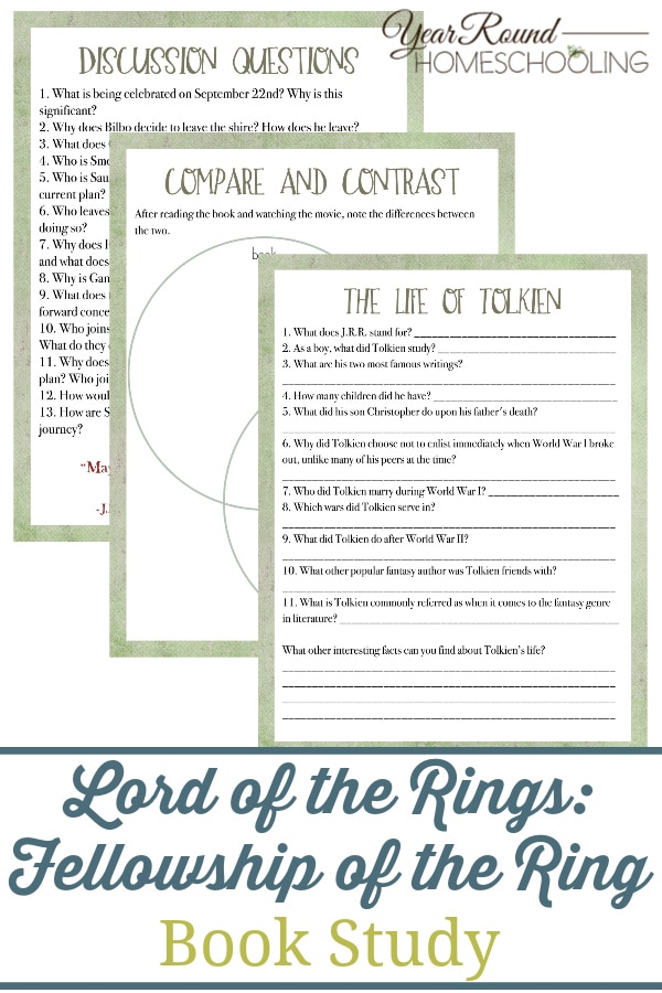 Novel Ideas - J.R.R Tolkien's The Fellowship of the Ring