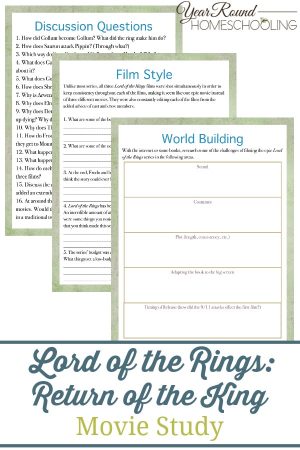 Return of the King Movie Study