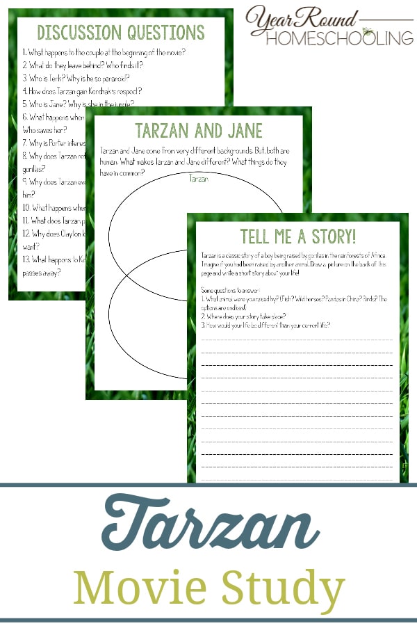 tarzan movie study, tarzan study, tarzan movie