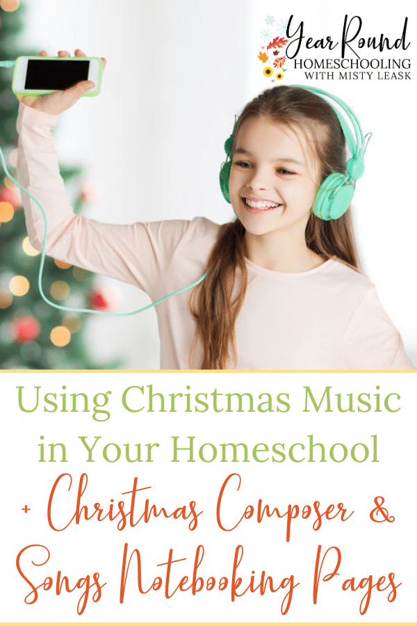 christmas music in your homeschool, christmas music notebooking pages, christmas music notebooking, christmas music homeschool, homeschool christmas music
