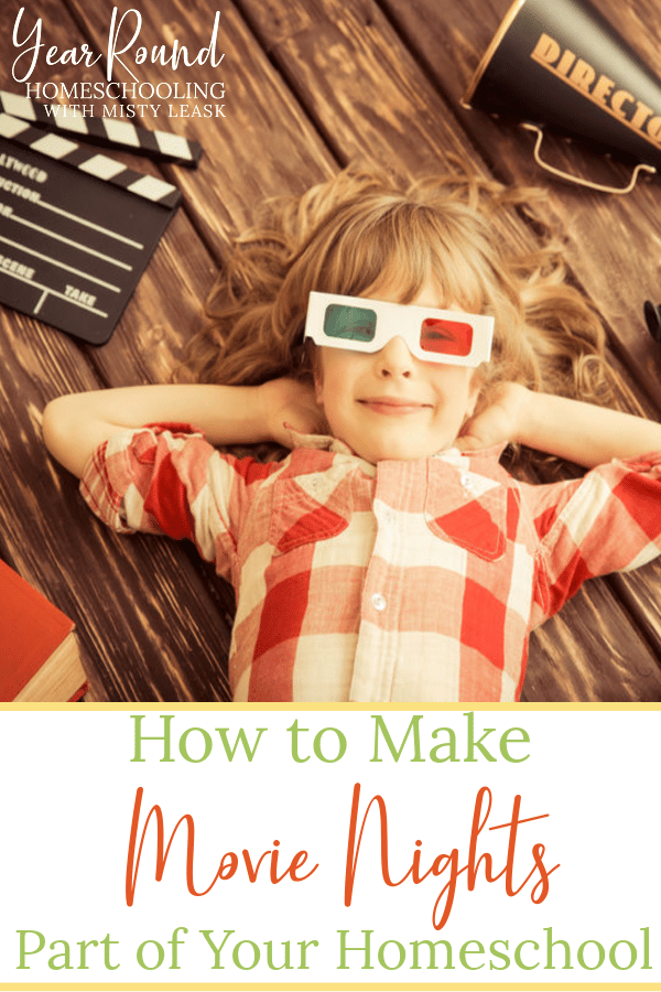 homeschool movie nights, movie nights homeschool, how to make movie nights educational, educational movie nights