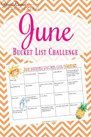 June Summer Bucket List Challenge