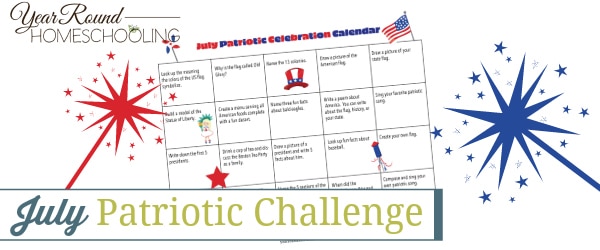 patriotic challenge, july challenge