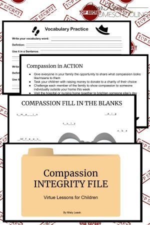 Compassion Integrity Files: Virtue Lessons for Kids