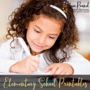 Elementary School Printables