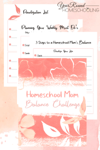 homeschool mom balance challenge, homeschool mom challenge, balance challenge homeschool mom, homeschool mom challenge