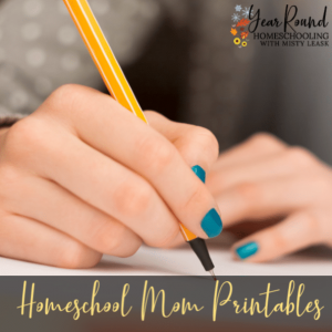 Homeschool Mom Printables