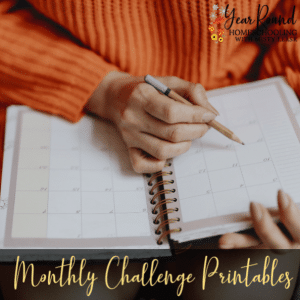 Monthly Challenge Printables