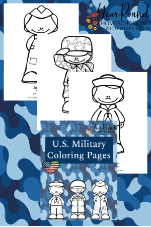 U.S. Military Coloring Pack