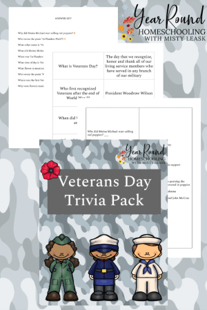 Veterans Day Trivia Pack
