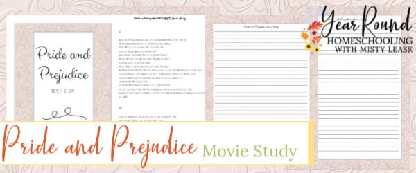 pride and prejudice movie study, pride and prejudice study, jane austen movie study