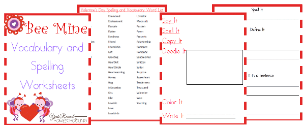 valentine s day vocabulary worksheets archives year round homeschooling