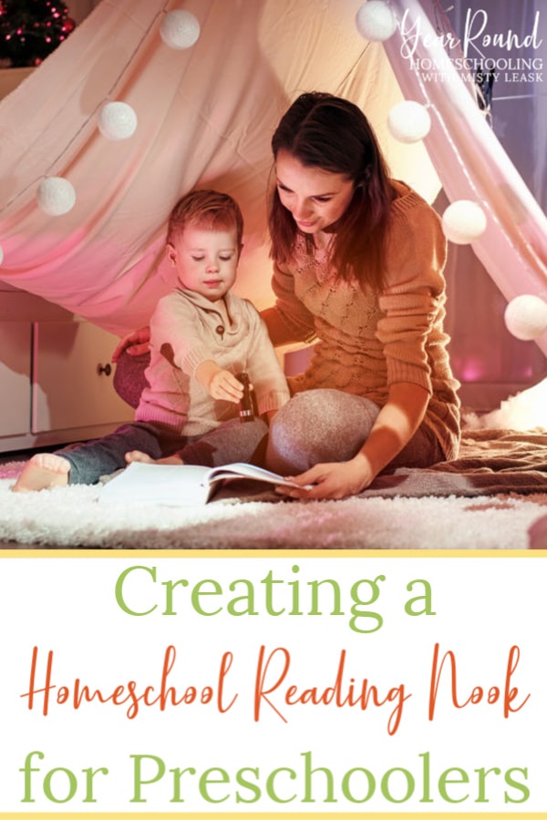 creating a homeschool reading nook for preschoolers, homeschool reading nook for preschoolers, homeschool reading nook for preschool, homeschool reading nook, homeschool preschool reading nook, preschool reading nook