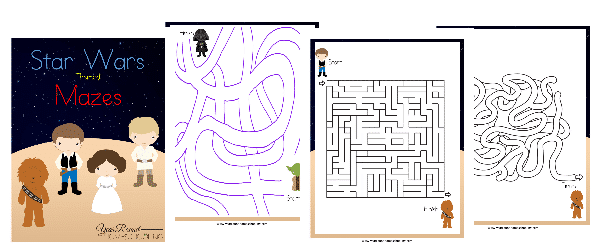 star wars mazes, star wars maze