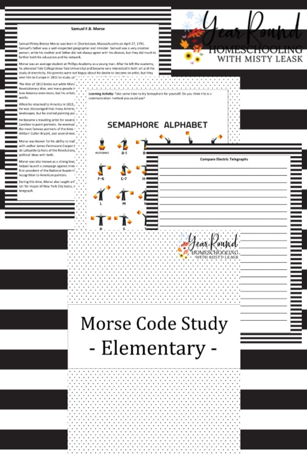 elementary morse code unit study, morse code unit study, morse code elementary unit study, morse code unit, morse code study