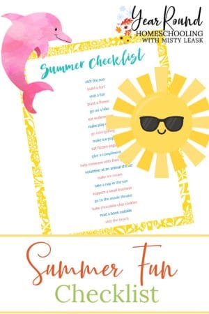 Fun Summer Checklist