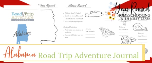 alabama road trip adventure journal, alabama journal, alabama adventure journal, alabama road trip, alabama road trip journal