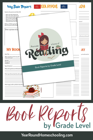 Book Reports by Grade Level Pack