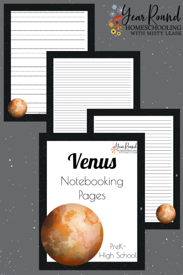 planet venus notebooking pages, planet venus notebooking, planet venus pages, venus notebooking pages, venus notebooking, venus pages