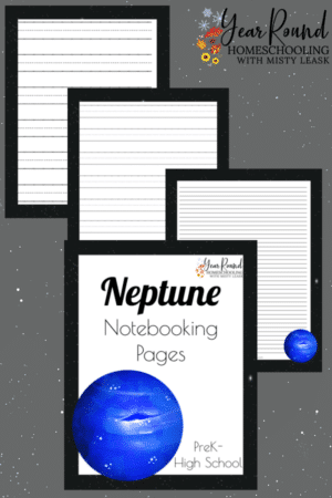 Neptune Notebooking Pages Pack