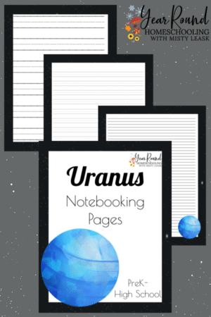 Uranus Notebooking Pages Pack